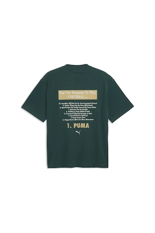 Puma Graphıc Football Tee Yeşil Erkek T-shirt