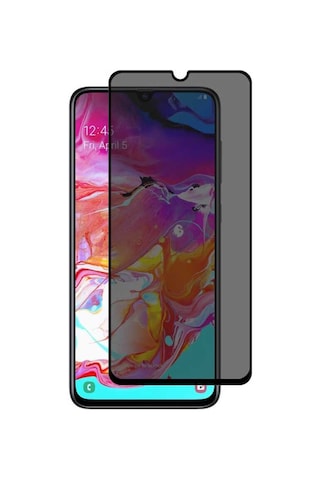 Rba Aksesuar Huawei P30 Lite Uyumlu Davin 5d Privacy Cam Ekran Koruyucu