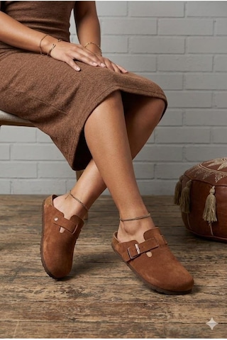 Neon Shoes Berlin Unisex Mantar Tabanlı Önü Kapalı Tokalı Sabo Günlük Ev Dışarı Terliği Taba Neon Shoes Berlin Unisex Mantar Tabanlı Önü Kapalı Tokalı Sabo Günlük Ev Dışarı Terliği Taba
