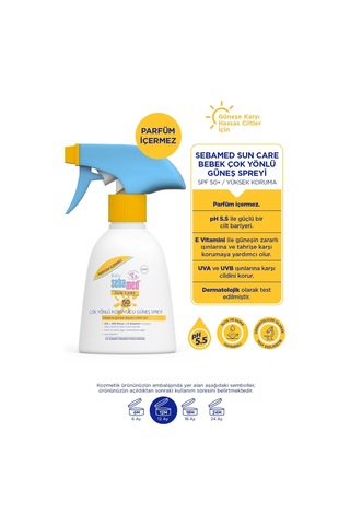 Baby Güneş Sprey Spf 50+ 200 Ml Parfümsüz