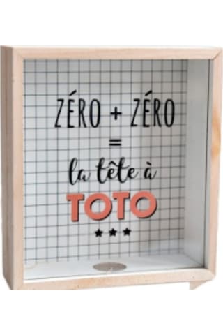 Venturemart Ahşap Fotoğraf Çerçevesi Kumbara