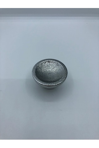 Plastik, 45 Mm Çapı Dolap, Vestiyer, Mobilya Düğme Kulp 5 Adet Krom Kaplama