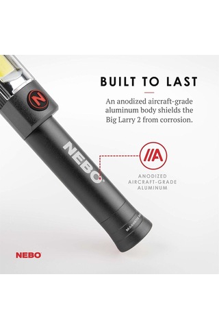 Nebo Biglarry 2 Led El Feneri 500 Lümen Nebo 6737 Siyah