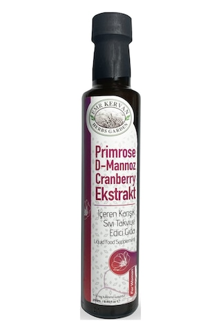 Emr Kervan Primrose D-Mannoz Cranberry Ekstrakt Takviye Edici Gıda 250 ML