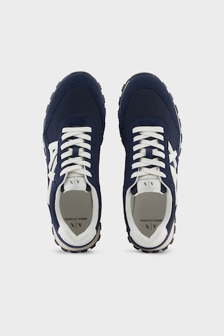 Armani Exchange Erkek Ayakkabı Xm001960 Af19388 Mb005 Lacivert-beyaz Lacivert-beyaz
