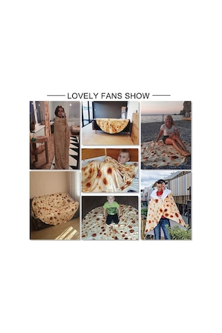Fastbuy 100cm Meksika Tortilla Kumaşı Battaniye - Koltuk Yatağı Kaplama, Yumuşak Kumaş Diğer