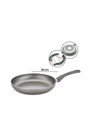 Granit Tava 30 Cm Tek Saplı Çok Renkli