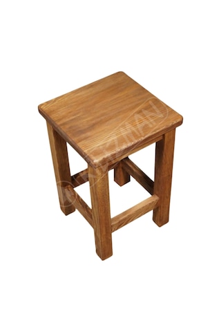 Ortoklaz Masif Ahşap Tabure