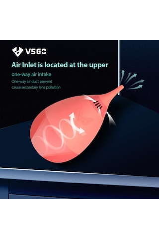 Vsgo Tumbler Kamera Hava Üfleyici / Air Blower Orange