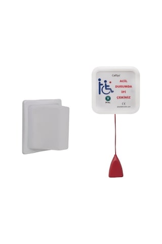 Engelli Wc Banyo Butonu Acil Yardım İpli Çağrı Seti