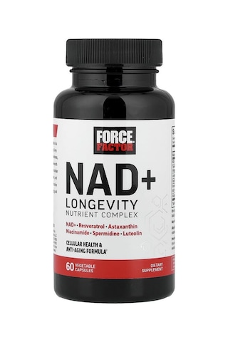 Takviye Force Factor, Nad+ Longevity Nutrient Complex, 60 Vegetable Capsules