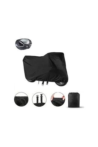 Yamaha Rayzr Siyah Motosiklet Brandası Premium Kalite Su Geçirmez