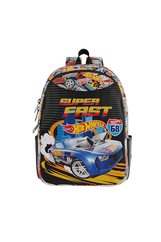 Hot Wheels Okul Çantası Kırmızı-siyah