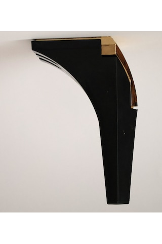 Ahsen Venedik Siyah Gold Dekoratif 15 Cm Mobilya Ayağı