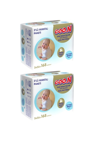 Goon Sensitive Hassas Ciltler Için Islak Havlu Mendil 6 X 56'Lı