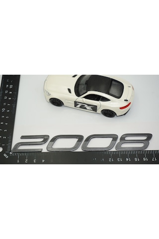 Dk Tuning Peugeot Yeni 2008 Ön Kaput Koyu Gri Abs Yazı Logo
