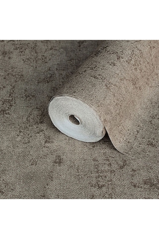 Adawall Muse Koleksiyonu- 25105-6 Kahverengi Textile Dokulu Duvar Kağıdı 1.06x15.6m, 16.5m²