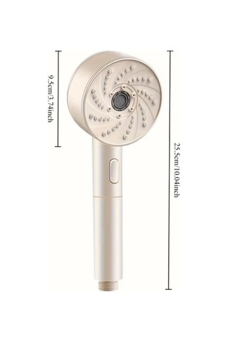 Fastbuy Challenger Beyaz Abs Su Tasarruflu 4 Modlu Yüksek Basınç Duş Başlığı 152 Cm Hortum