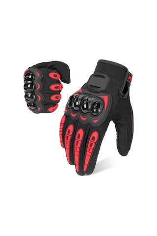 Probiker Riding Biker Motosiklet Eldiveni Korumalı Parmak Okuyucu Motor El