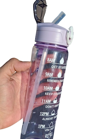 750ml Pipetli Sızdırmaz Plastik Sporcu Öğrenci Motivasyon Mataras