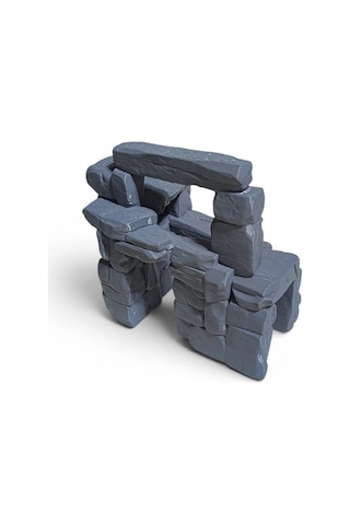 3d Petg Akvaryum Kaya Ve Taş Oluşumu Batabilen Harabe Süs Kp3d20315