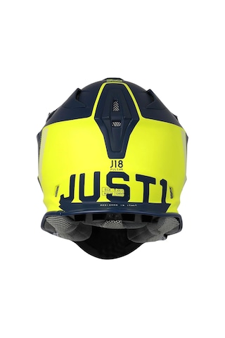 Just1 J18 +mıps Pulsar Kros Kask Sarı - Mavi