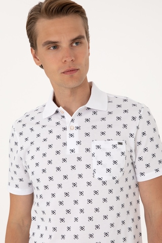 U.S. Polo Assn. Erkek Regular Fit Beyaz Polo Yaka Tişört 50300379-VR013