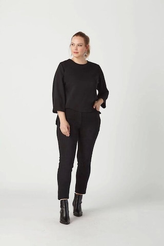 Moda Berray P001s Düz Renk Tam Kalıp Dar Paça Kot Pantolon Siyah Siyah