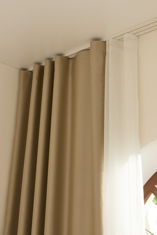 Kaşmir Home Harper Star Blackout Koyu Taş Perde 150x270 Cm Koyu Taş
