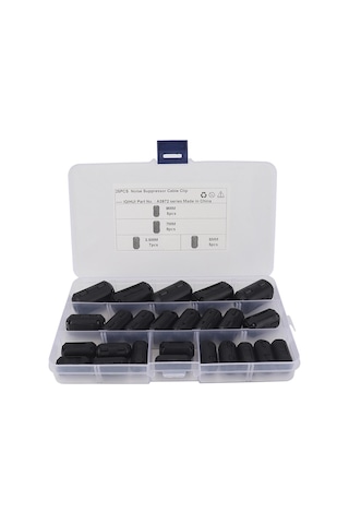 Dinosaurs Ferrit Çekirdek Kit Kablo Klipsi Üzerinde 25 Pcs Klipsi Araba Için Uygun Siyah Filtre