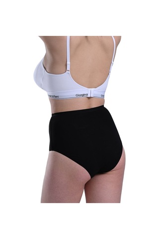 Likralı 5'li Kutu Premium Günlük Kullanıma Uygun Yüksek Bel Külot Berry G-007 E Siyah