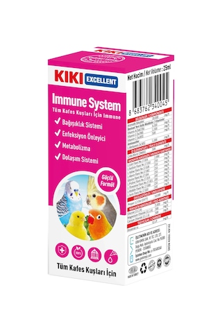 Kiki Excellent Kuş Immune System 25 ML