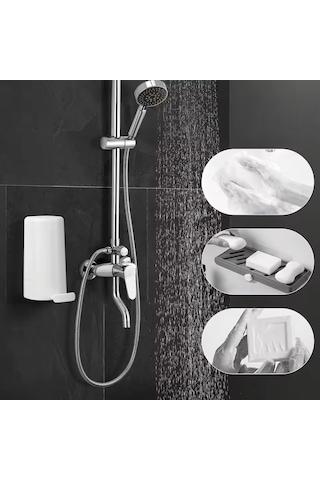 Kalıp Sabun Öğütücü Sabunluk, , Sağlam El Sabunu, Delme Gerektirmez, Sabun Öğütücü, Sabun Törpüsü, Duvar Montajı, Su Geçirmez, Mutfak Ve Banyo İçin Krem