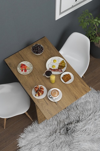 Fulya Duvara Monte Katlanabilir Pratik Yemek Masası Balkon Masa C