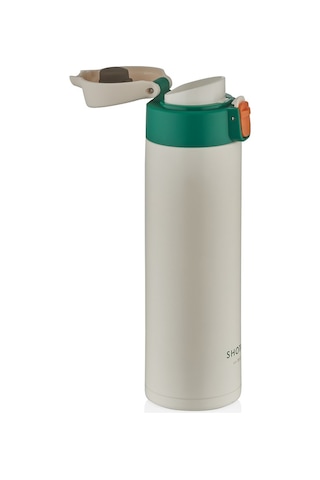 Shotay St-8014 450ml Beyaz Çelik Termos Beyaz