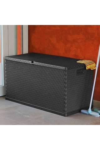 Multibox Rattan Bahçe Dolabı Antrasit