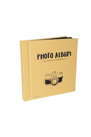 20x23cm Yapışkanlı Fotoğraf Albümü 18 Yaprak 36 Sayfa Yapıştırmalı Albüm