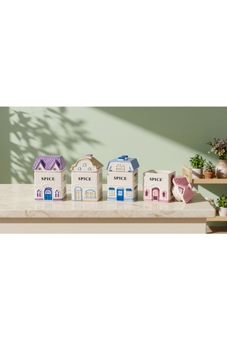 Pembe Porselen Baharatlık 11 Cm