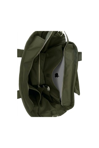 Tuttobene Idıly Büyük Boy Çok Cepli Laptop Ve Evrak Çantası - Premium İşçilik Ve Tasarım - Elde, Omuzda Ve Çapraz Askılı İş Ve Okul Çantası Tb013 Haki