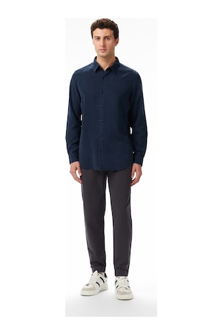 Nautica Erkek Lacivert Classic Fit Gömlek Düz W57536t Lacivert