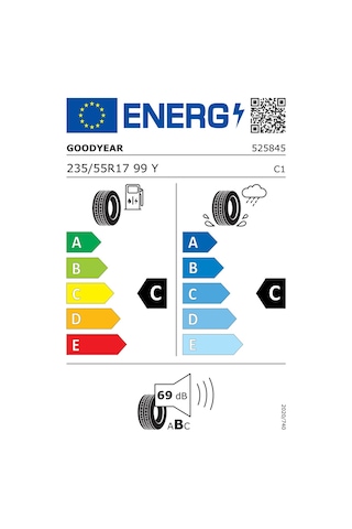 Goodyear 235/55 R17 99Y EfficientGrip FP AO Yaz Mevsim Lastiği 2023