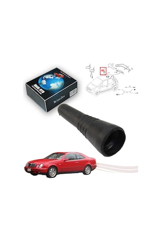 Mercedes Clk C208 1997-2003 İçin Anten Lastik Kapak