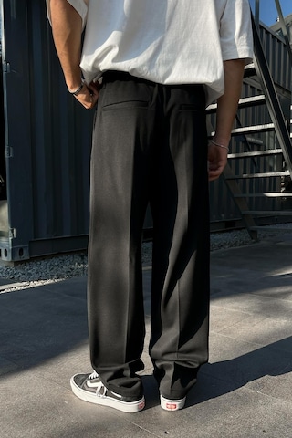 Flaw Smart Casual Siyah Kumaş Pantolon-siyah Siyah