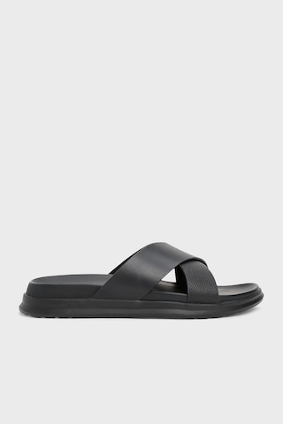 Tommy Hilfiger Erkek Sandalet Fm0fm05358 Bds Siyah Siyah