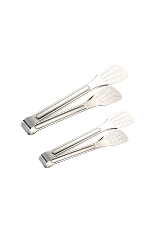 2 Adet Kullanışlı Barbekü Maşası Barbekü Pişirme Maşası Paslanmaz Çelik Maşa Haşlanma Önleyici Mutfak Maşası Mutfak Temel Gereçleri Diğer