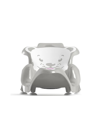 Okbaby Bebek Banyo Seti Buddy Küvet Aparatı + Hippo Duş Şapkası A.gri