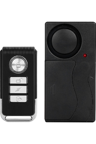 Wezone Bisiklet Motosiklet Çalar Sistemi: Kablosuz Titreşim Sensörü, 110db Ses, Uyarlamalı Hassasiyet, Kumanda İle Anti-hırsızlık