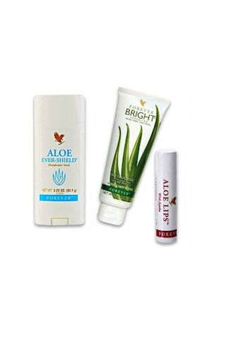 Forever Bright Aloe Vera Özlü Diş Macunu 130 G + Deo Stick + Lip Balm