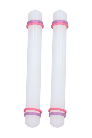 Ximistore9 2 Adet Plastik Hamur Silme Çubuğu, Anti Yapışkan Yüzeyli, Dayanıklı, Pastane Ve Tatlı Pişirme Aracı Diğer