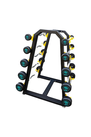 Alin Sport 15 Kg Kauçuk Kaplı Profesyonel Olimpik Z Barbell
